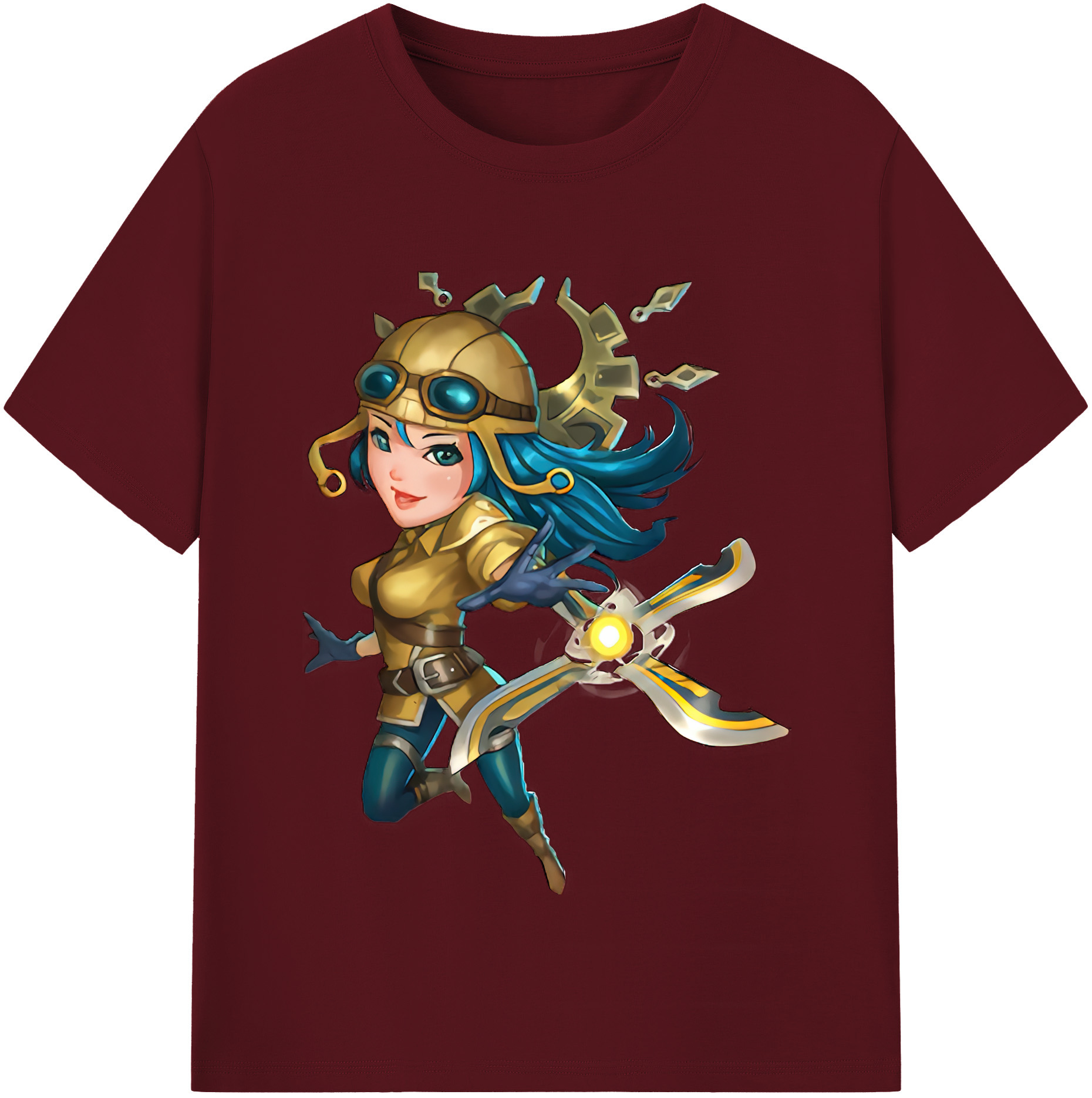 リーグ・オブ・レジェンド League of Legends LOL 綿100％半袖Tシャツ（フロントプリント）